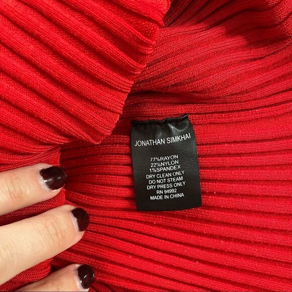 Jonathan Simkhai Knit Zig Zag Dress - Picture 10 of 11